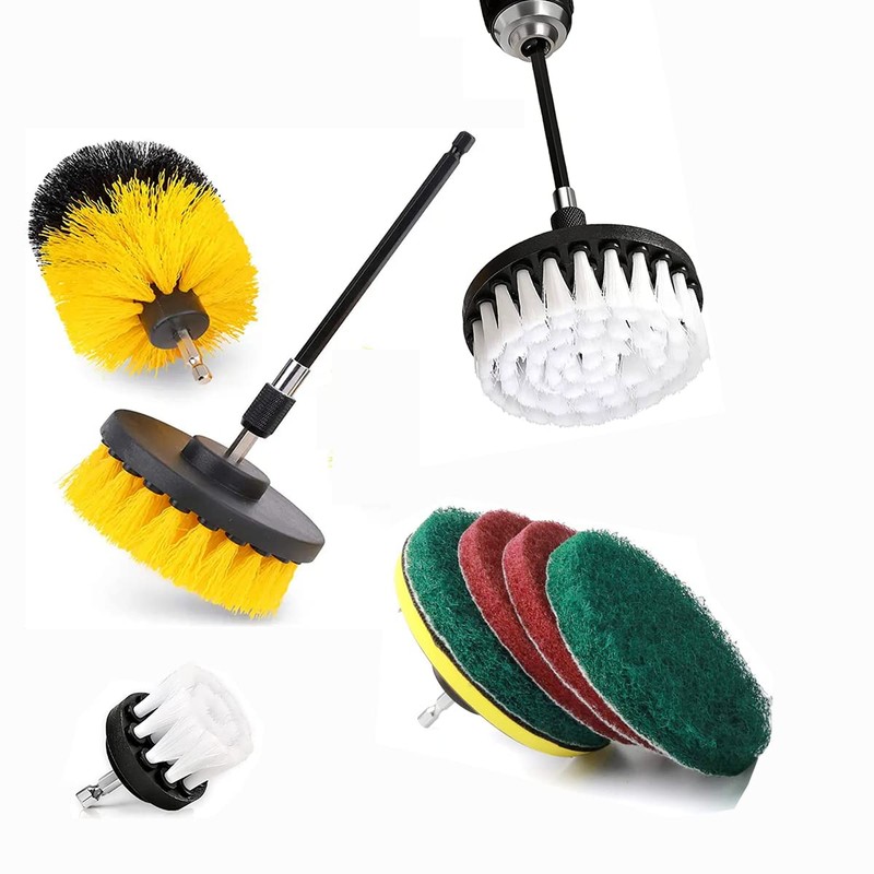Drill Brush for Cleaning, 20 Pieces Drill Brush Set, Power