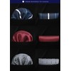 HISDERN T3-02 Brand Necktie, Handkerchief, Set of 3, Width: 3.3
