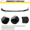 Front Bumper Lip Spoiler Splitter For 18-20 Honda Accord Sport