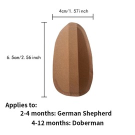 Dog Ear Stand Sticker Up Support Tool, Dog Ear Fixed Correction Vertical Holder for Doberman. (2.56 * 1.57)