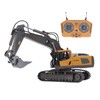 2.4G RC Excavator Toy Rotatable Full Functional Lighting Music Alloy