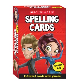 110 Spelling Flash Cards for ages 7-9 (Years 3-4) including spelling games for the National Curriculum (Scholastic Spelling Cards)