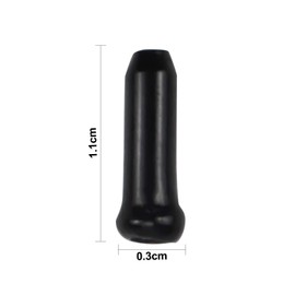 Bicycle End Caps Brake Cable End Ferrules Cable End Ferrules, Pack of 100 Aluminium Gear Cable End Caps Wire End Ferrules Set MTB Bicycle Replacement Part Accessories for Bicycle Brake Cable Shift