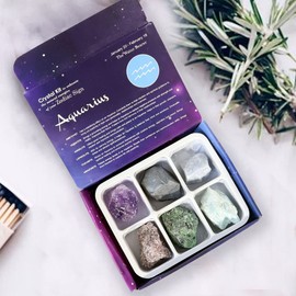 Crystal Hideaway Zodiac Crystal and Natural Healing Stones Zodiac Signs Astrology Crystals Birthstones (Aquarius)