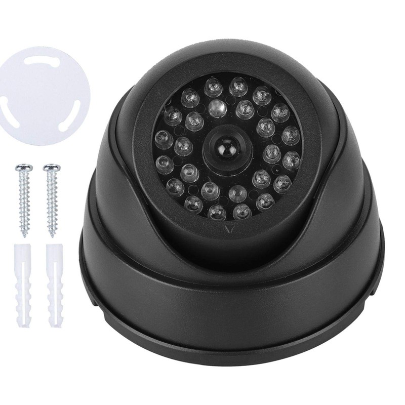 Dummy Camera, Dustproof Dummy Fake Camera, Waterproof with 30pcs IR