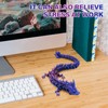 TEAONE Articulated Dragon, 3D Printed Dragon for Desktop Decor, Executive