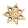 Carbide Reversible Plates, Rotary Indexable Insert, Pack of 10 DCMT070204