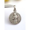 I G J Medal of Saint Jude Thaddeus Sterling Silver