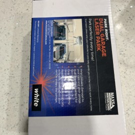 Maxsa Innovations 37313 Park Right Dual-laser Garage Parking System, White