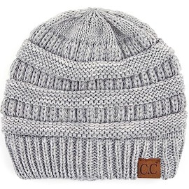 Warm Chunky Soft Stretch Cable Knit Beanie Skully