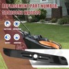 WuWoWo 2 Pack 13" 50020092 Lawn Mower Mulching Blade Compatible