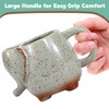 LIAVOEIZ Elephant Tea Mug with Tea Bag Holder,Elephant Tea Cup