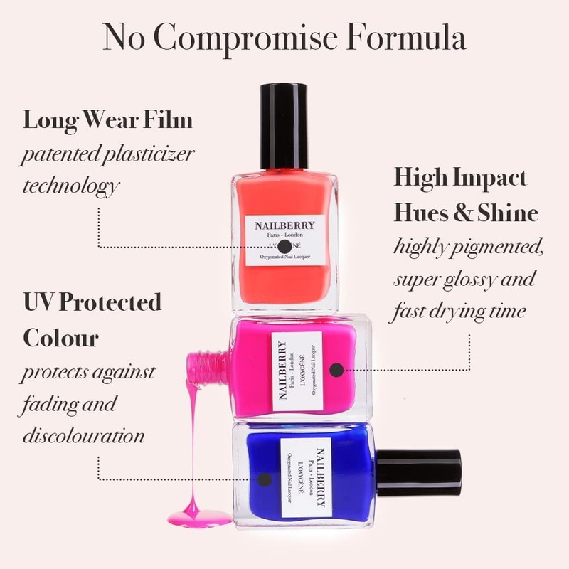 Nailberry L'Oxygéné Oxygenated Nail Lacquer | Elegance, 15 ml |