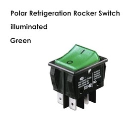 1 pack Polar Refrigeration Main Rocker On-Off Switch 16A illuminated 4 Pin Fridge Freezer Ice Machine Main Switch