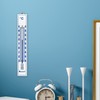 Lantelme Set of 5 Analogue Thermometers, Indoor/Outdoor Plastic Garden Thermometers