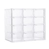 PIPITREE Acrylic Drawer Organizer, Clear Desk Organizer with Drawer, Plastic
