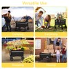 ROSONG Collapsible Wagon Cart with Wheels Foldable - Folding Utility