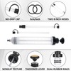 Lemecima Automotive Fluid Extractor Pump with Long Rubber Hose, Oil