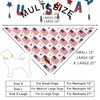 Unique Style Paws Dog Spring Bandanas 2Pcs Washable Cotton Triangle