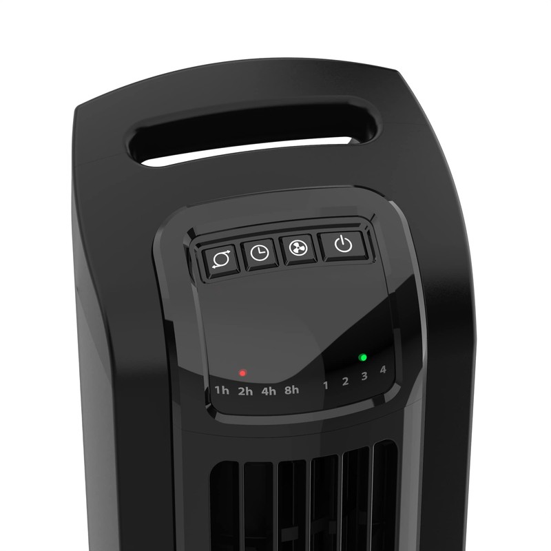 Lasko Oscillating Tower Fan, Remote Control, Timer, Dark Mode, 4