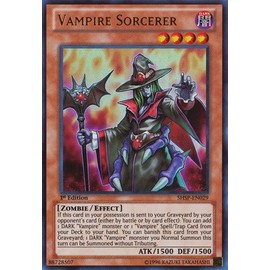 YU-GI-OH! - Vampire Sorcerer (SHSP-EN029) - Shadow Specters - 1st Edition - Ultra Rare