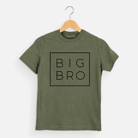 Big Bro Infant/Toddler T-Shirt 18 to 24 Months Olive