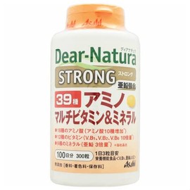 Set Sale: Asahi Dear Natura Strong 39 Amino Multivitamin & Minerals, 100 Day Supply (300 Capsules) x 3 Pack Set