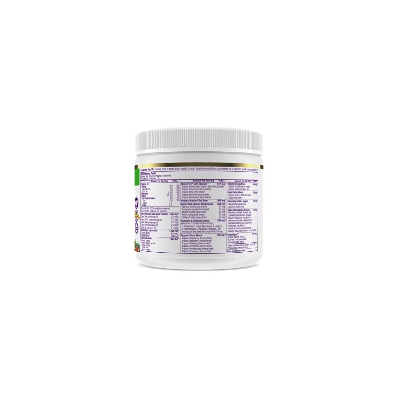 Paradise Herbs ORAC Energy Greens Extract, Organic Grass Juice Powder,