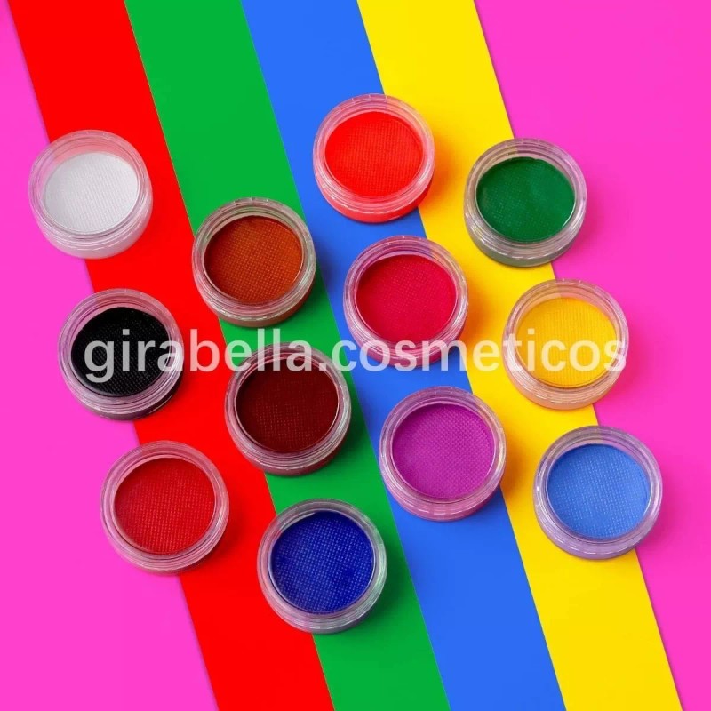 Girabella Delineador Activa Con Agua Face Art Paquete 12 Piezas