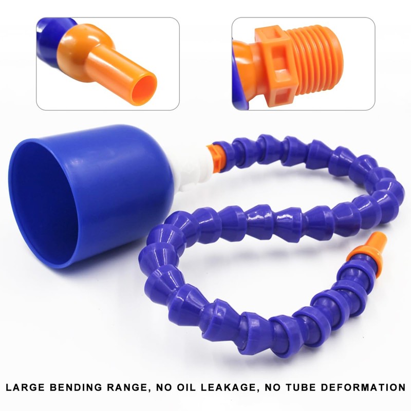 NYTKL 26.4 Inch Bendable Long Funnel, Wide Mouth Plastic Funnel