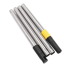 Poste de Extensión Telescópico para Rodillo de Pintura, Acero Inoxidable, 4 Secciones, Extensible hasta 115 cm, Ligero y Resistente, Multiusos