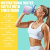 Sakiida 1L Water Bottle with Straw Sports Drinks Bottle with