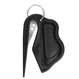 Foweroty Hair Accessories, Hair Ties, Band Cutter for Hair, Hair Tools, Letter Opener Envelope Slitter, Wrapping Paper Cutter, Knotting Comb and Hair Removal for Cats and Dogs，Black, 1 Pack