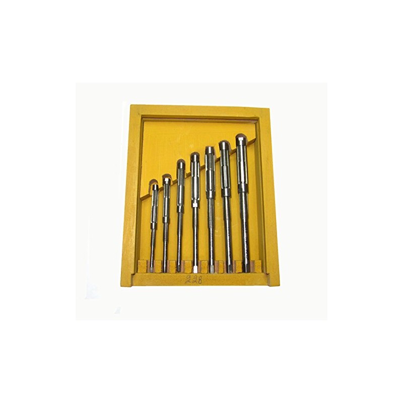 Micro Expanding Hand Reamer 7 Pcs Set 1/4"- 15/32" -