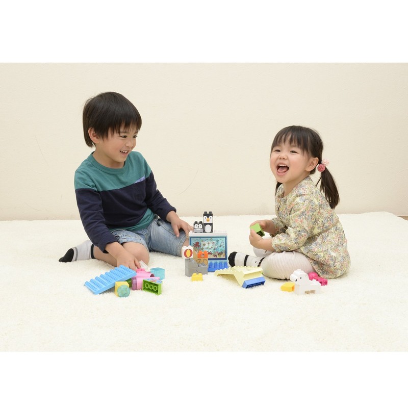 Block Lab Anpanman Sparkling Ice Aquarium Block Set (World Block