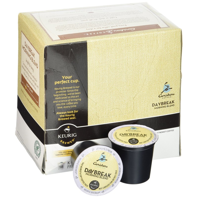 Caribou Coffee K-Cups Daybreak AM Blend 18 Count