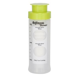 Taiwa ME-400SW-LG Condiment Bottle, 5 Holes, 12.2 fl oz (360 ml), Lime Green, 1 Bottle, Made in Japan, Mayonnaise, Ketchup, Syrup, Graduated, One Push, 0.3 fl oz (10 cc, 15 cc), Condiment Container,