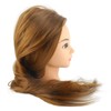 Domary Mannequin Head Hairstyling Training Head with Hair Large Volume