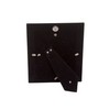 5X7-inch Matt Black and Silver Photo Frame Stands/Hangs Both Ways