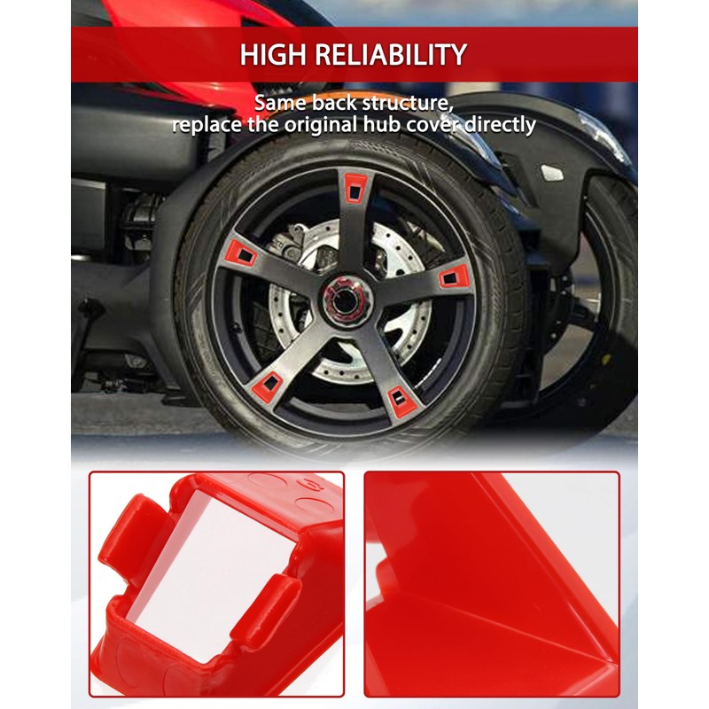 POKIAUTO Wheel Caps for Ryker 600 900 Sport All Models