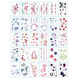 KC Certified Panda Road Mini Children's Tattoo Stickers Set of 30 Face Painting Mask Decoration Stay-at-Home Play Water Stickers, 1 Piece, F / kc인증 판다로드 미니 어린이 타투 스티커 30장세트 페이스 페인팅 마스크 꾸미기 집콕놀이 물 스티커, 1개, F