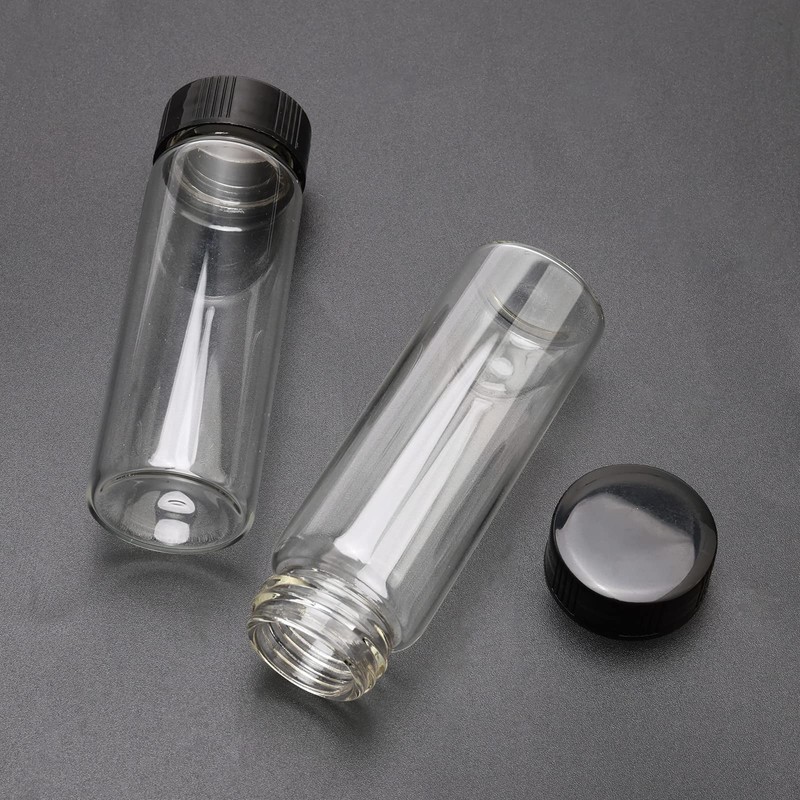 Clear Glass Lab Vials 30ml Empty Vials Bottles Liquid Sampling