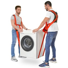 KEDSUM Moving Straps, 2-Person Lifting & Moving System, Anti-Slip Adjustable Lifting Straps Moving for Furniture, Appliances, Mattresses, Heavy, Bulky Objects Up to 800lbs(with Back Support)