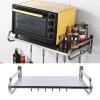 NOT INCLUDE Stainless Steel Microwave Oven Rack Wall-Mount Kitchen Shelf