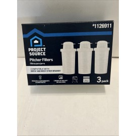 Project Source Replacement for Brita® Water Filter, Pitchers and Dispensers 3PK