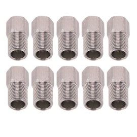 Stainless Steel Hydraulic Brake Hose Compression Nut 10pcs 8mm Screw for Hydraulic Brakes, Bturs0o8da
