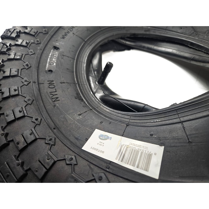 1 Set Inner Tube and Tyre for Wheelbarrow 4.00-8 400,