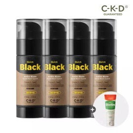 CKD 아미노비오틴 퀵블랙 엑스퍼트 150g 4개+올파워풀 샴푸 80ml 증정 CKD Aminobiotin Quick Black Expert 150g 4-Pack + All Powerful Shampoo 80ml Free Gift