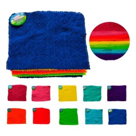 10 Cuadritela Estropajo Grande Multiusos Para Baño Cocina Color