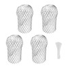 4 Pcs Downspouts Gutter Guards, 3.5 Inch Aluminum Gutter Guard